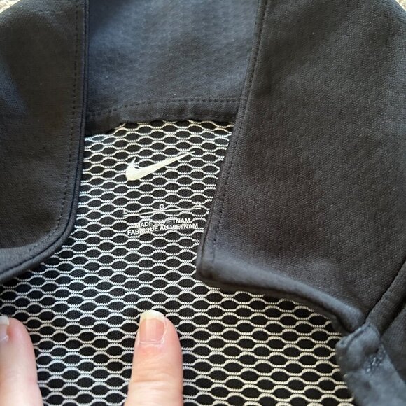 Nike Men's Black Polo Shirt Size L – Performance Golf/Tennis Activewear - Picture 3 of 8